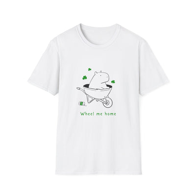 Capybara St Patricks Day t-shirt design - detail view