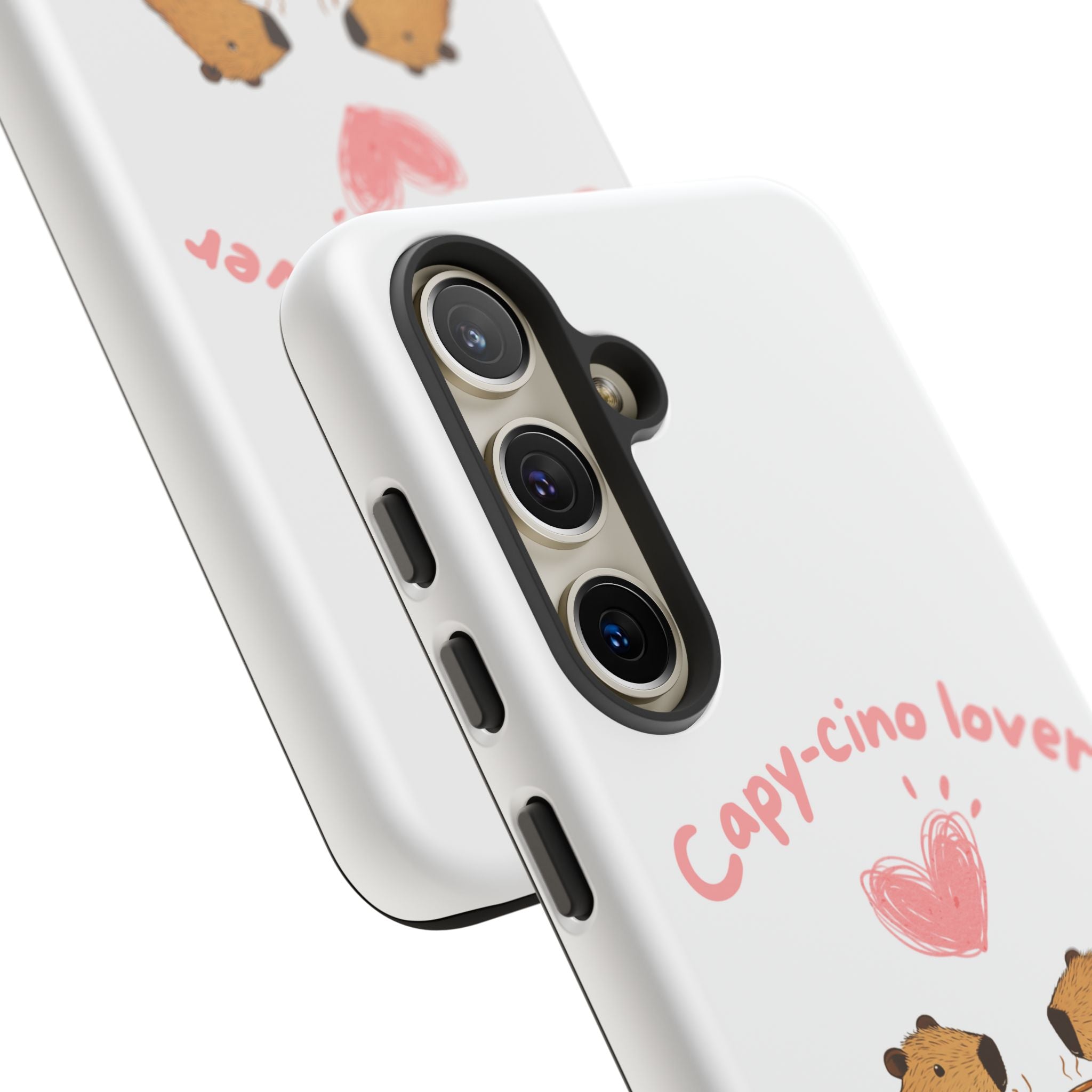 Cute Capybara Phone Case  (Capy-cino Lover Series)