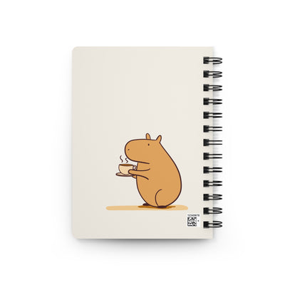 Funny Capybara Notebook – “Taking a Moment” Sarcastic Work Journal