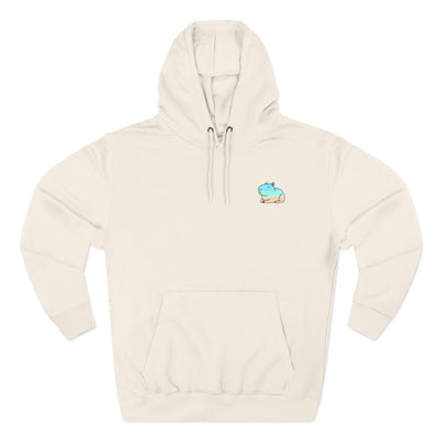 Capy Life Coastal Capybara Hoodie – Minimalist Beach Graphic Pullover