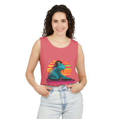 DJ Capybara Retro Music Tank Top