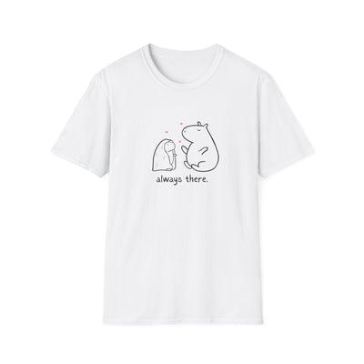 "Always There" Mom Softstyle Adult Tee – Capybara