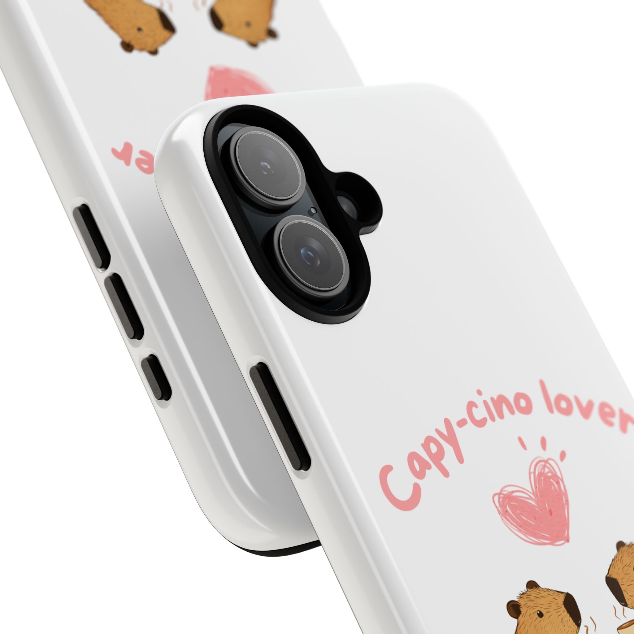 Cute Capybara Phone Case  (Capy-cino Lover Series)