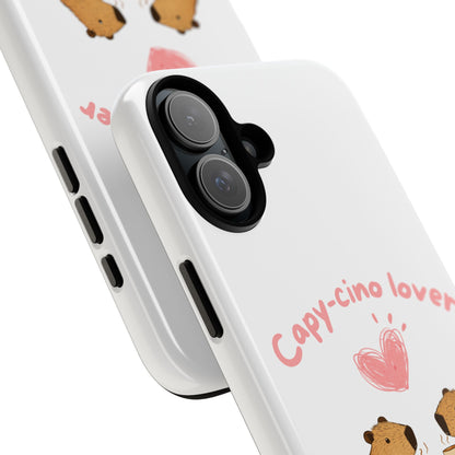 Cute Capybara Phone Case  (Capy-cino Lover Series)