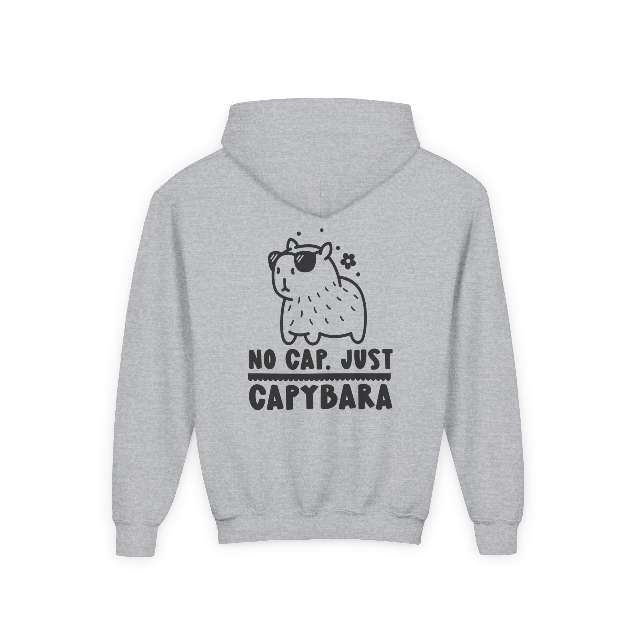 Kawaii No Cap, Just Capybara Kids Hoodie
