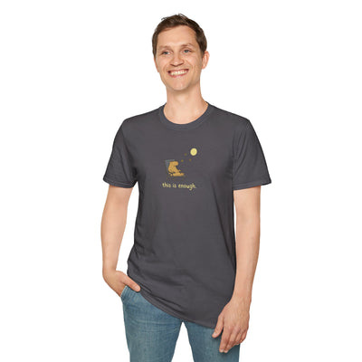 “This Is Enough” Capybara Moonlight Softstyle Tee