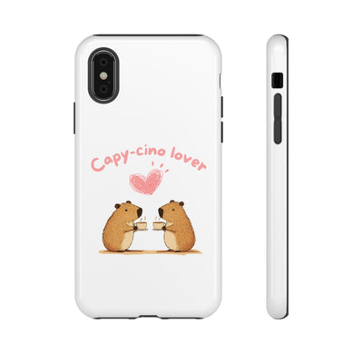 Capybara coffee lover phone case design - view 3
