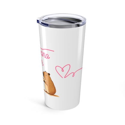 Capybara Coffee Lover 20oz Tumbler - Perfect Gift for Animal Lovers and Coffee Enthusiasts