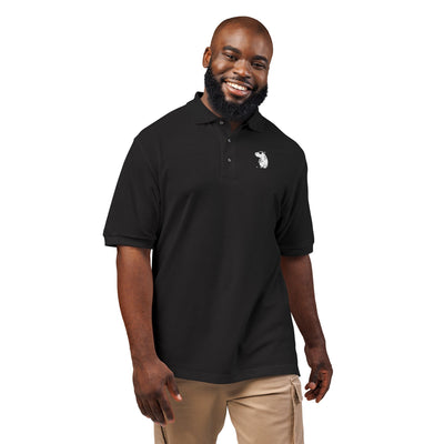 Capybara Chill Funny Embroidered Golf Polo
