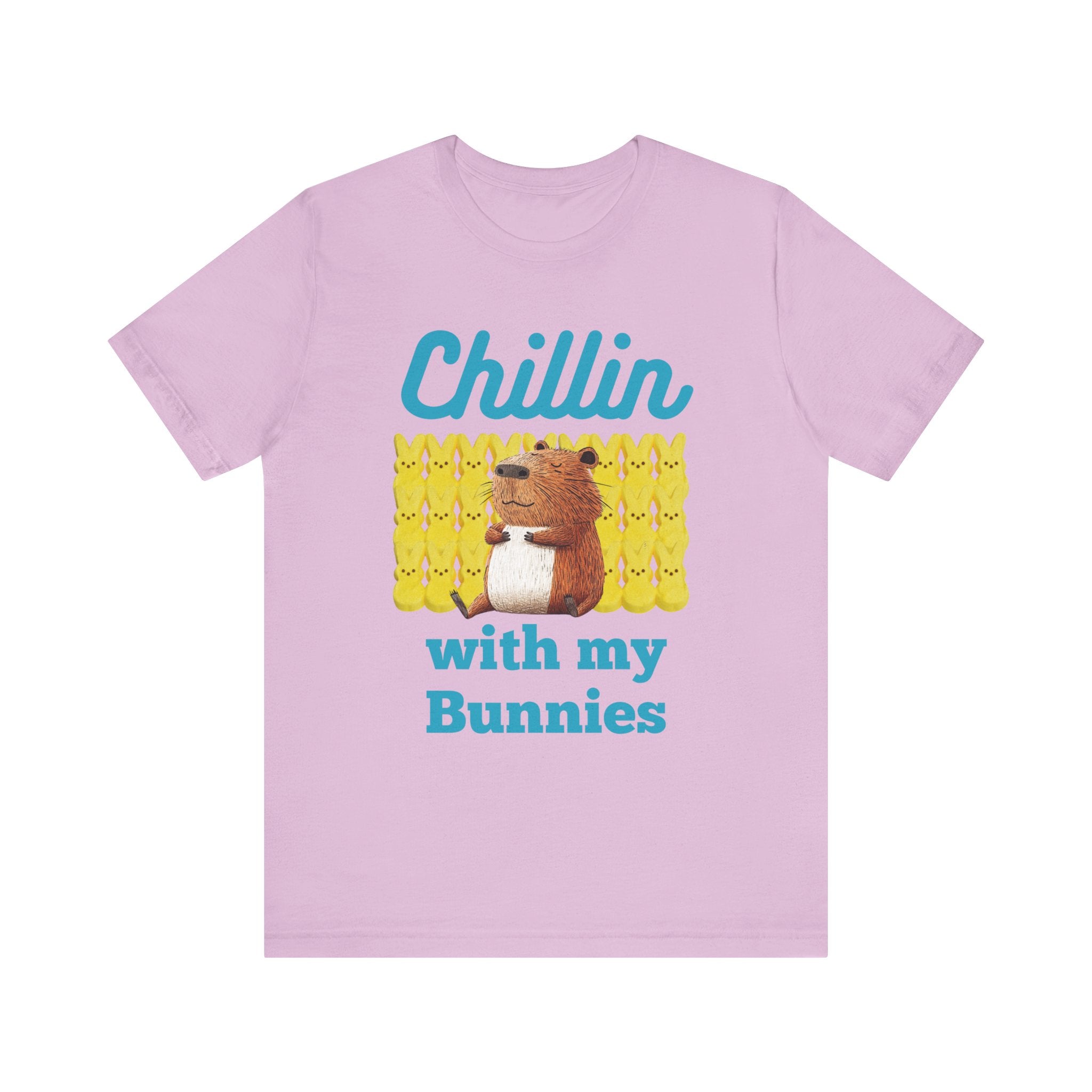 Chillin with my Bunnies - Unisex Jersey Tee (ADULT)