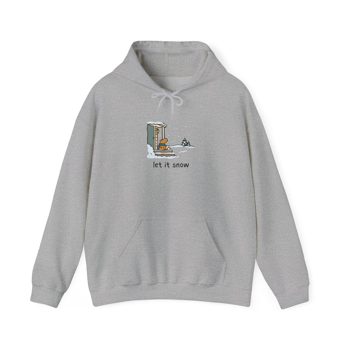 Let it Snow Cozy Capybara Hoodie