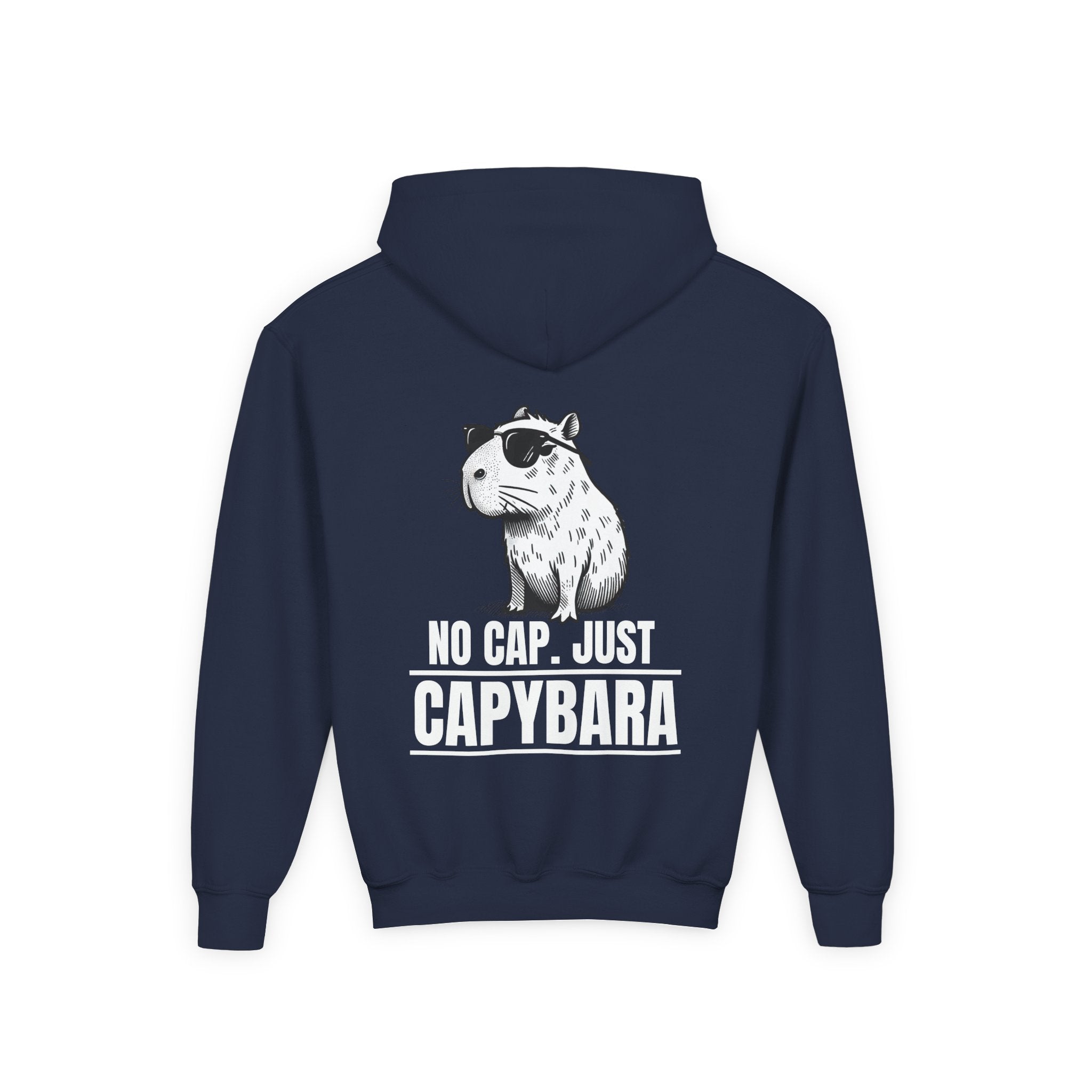 No Cap, Just Capybara Kids Hoodie
