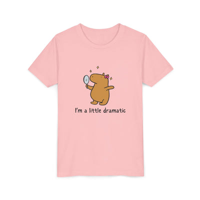 "I'm a little dramatic" - Capybara Drama Youth Tee