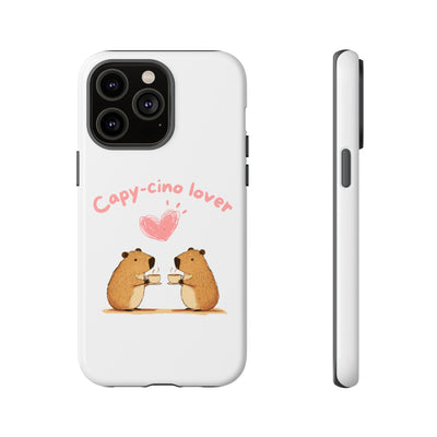 Cute Capybara Phone Case  (Capy-cino Lover Series)