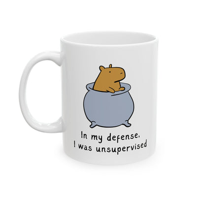 In My Defense I Was Unsupervised Capybara Mug