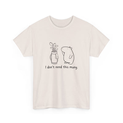 I Don't Need This Many – Funny Capybara Golf Heavy Tee
