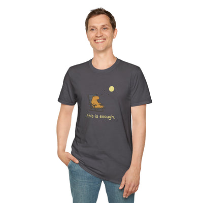 “This Is Enough” Capybara Moonlight Softstyle Tee