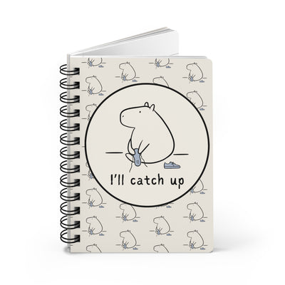 Funny Capybara Notebook – “I’ll Catch Up” Journal