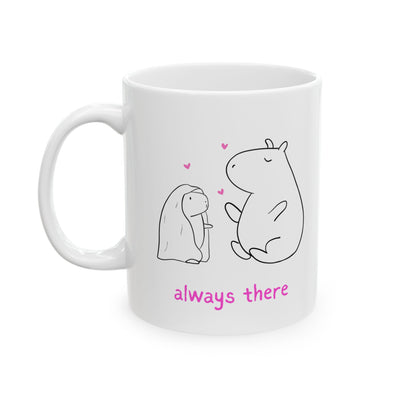 "Always There" Capybara Mom Mug