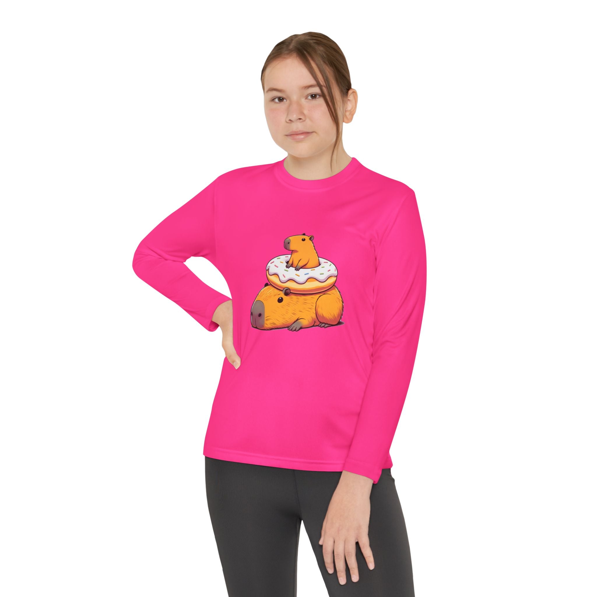 Capybara Bliss - Youth Unisex Long Sleeve Tee