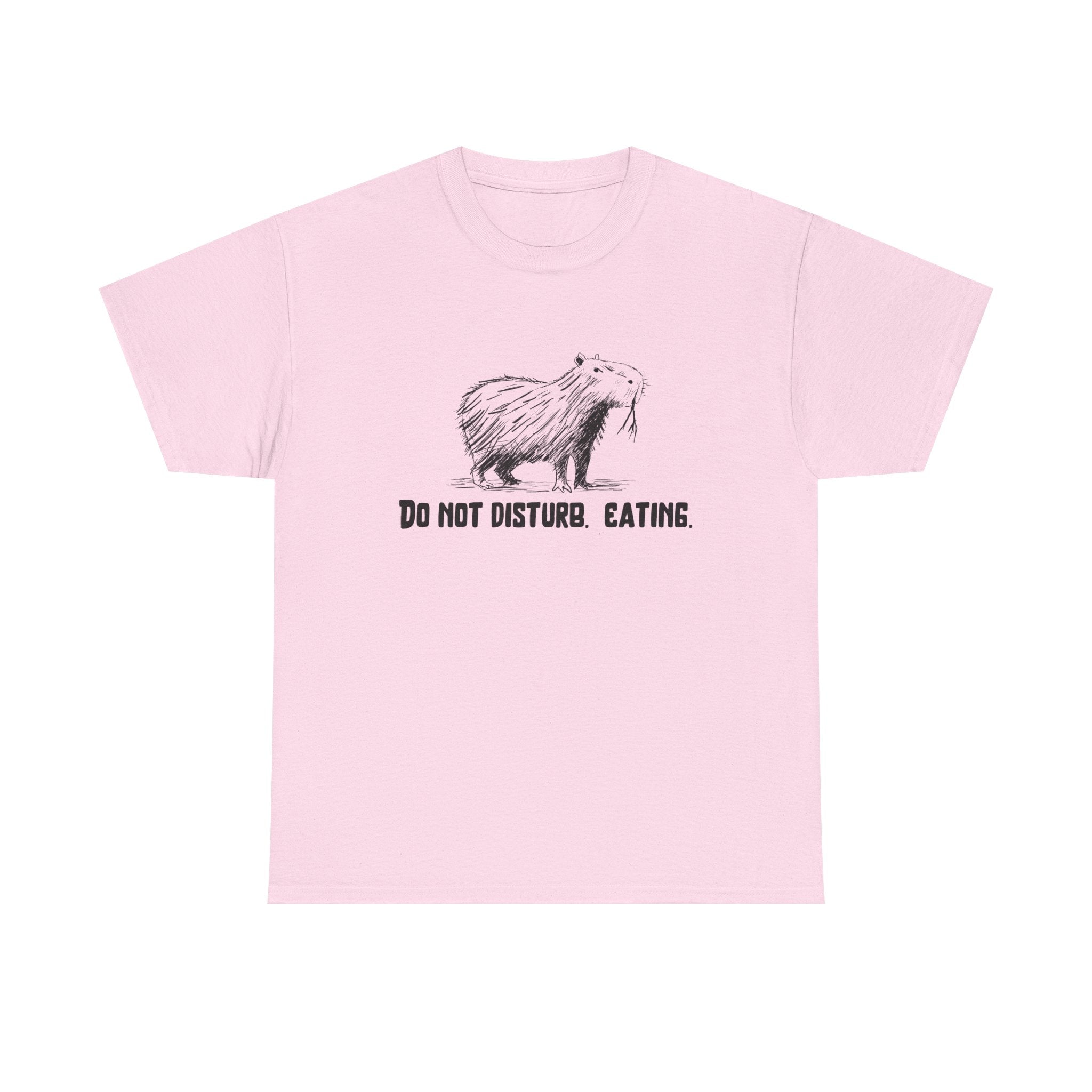 Do Not Disturb. Eating. Capybara Heavy Tee