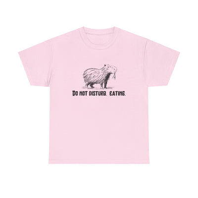 Do Not Disturb. Eating. Capybara Heavy Tee