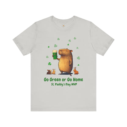 St. Patrick's Day MVP Tee - Go Green or Go Home Unisex Jersey Short Sleeve Shirt