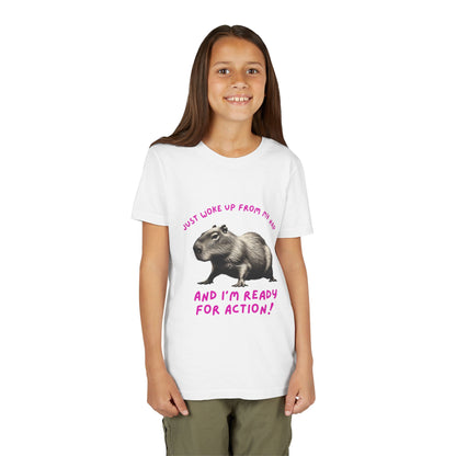 Just Woke Up From My Nap, Ready for Action! - Unisex Youth Tee