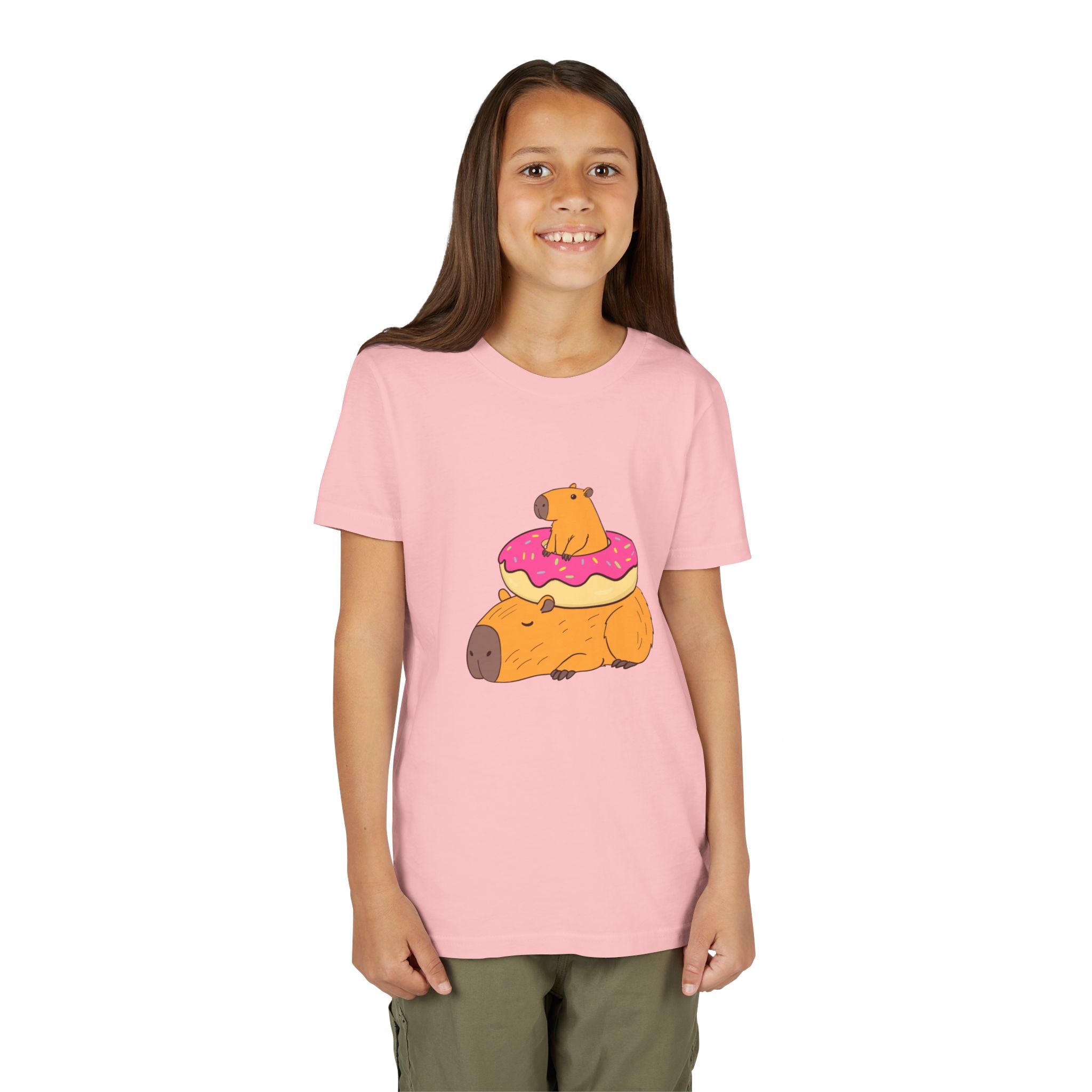 Capybara Donut Bliss - Unisex Youth Tee