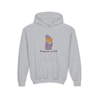 "Professor of Chill” – Capybara Wizard Kids Hoodie