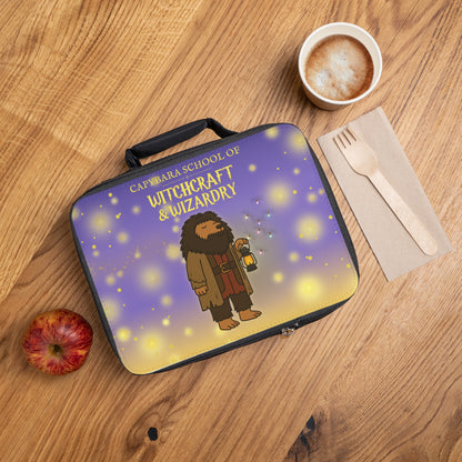 Capygrid Lunchbox – Hagrid-Inspired Capybara Lunchbox for Kids – Magical Firefly Lantern Design – Back to School Gift for Wizard Fans