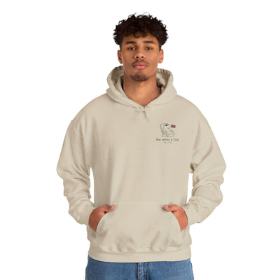 America Hoodie - Patriotic Capybara "Red White & Chill" Adult Hoodie
