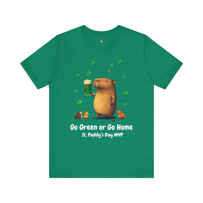 St. Patrick's Day MVP Tee - Go Green or Go Home Unisex Jersey Short Sleeve Shirt