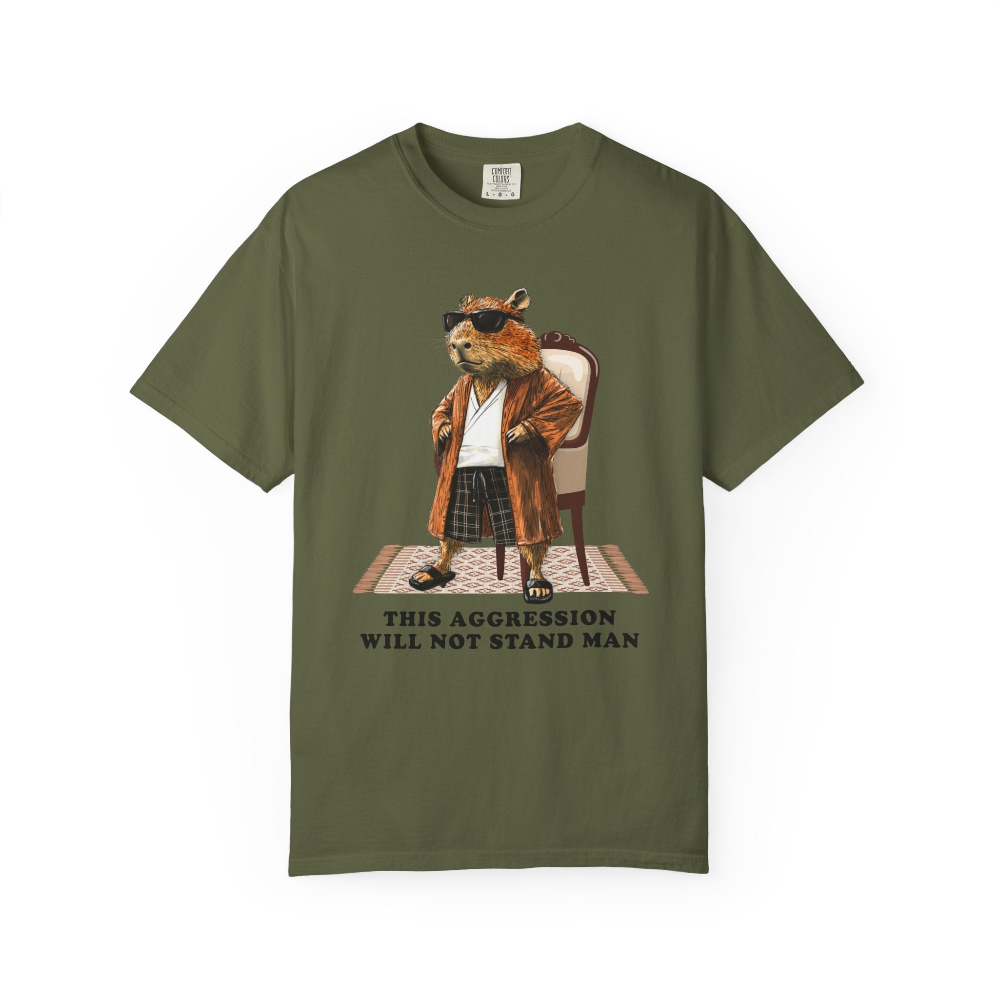 Capybowski This Aggression Will Not Stand, Man' - Men's Sizing Tshirt