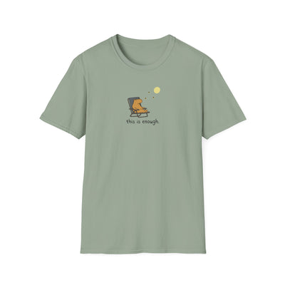 “This Is Enough” Capybara Moonlight Softstyle Tee