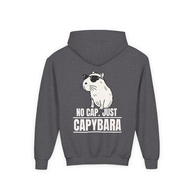 "No Cap.  Just Capybara" Kids Hoodie