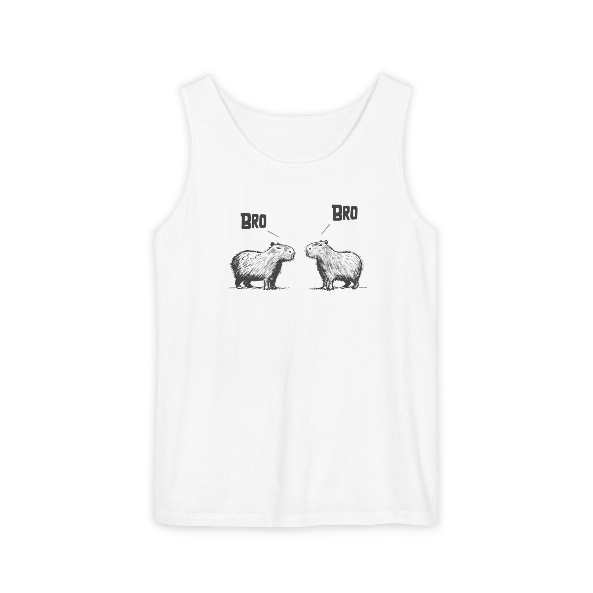 “Bro Bro’” Funny Capybara Premium Comfort Colors Tank