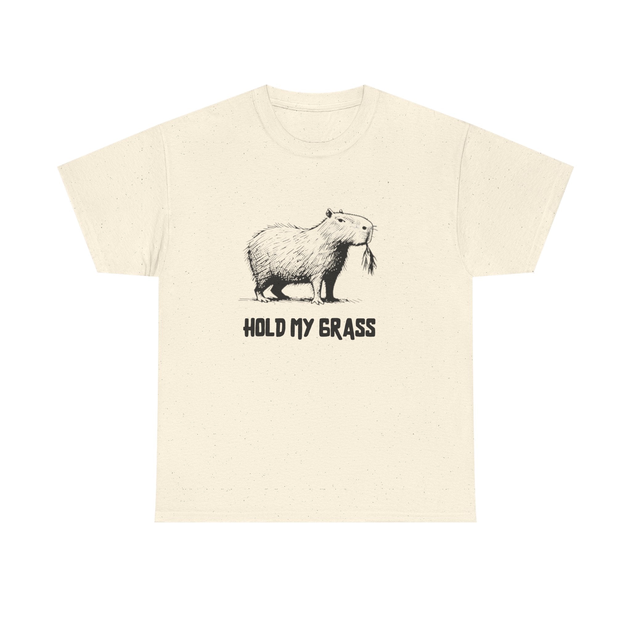 Hold My Grass T-Shirt | Funny Chill Graphic Heavy Cotton Tee