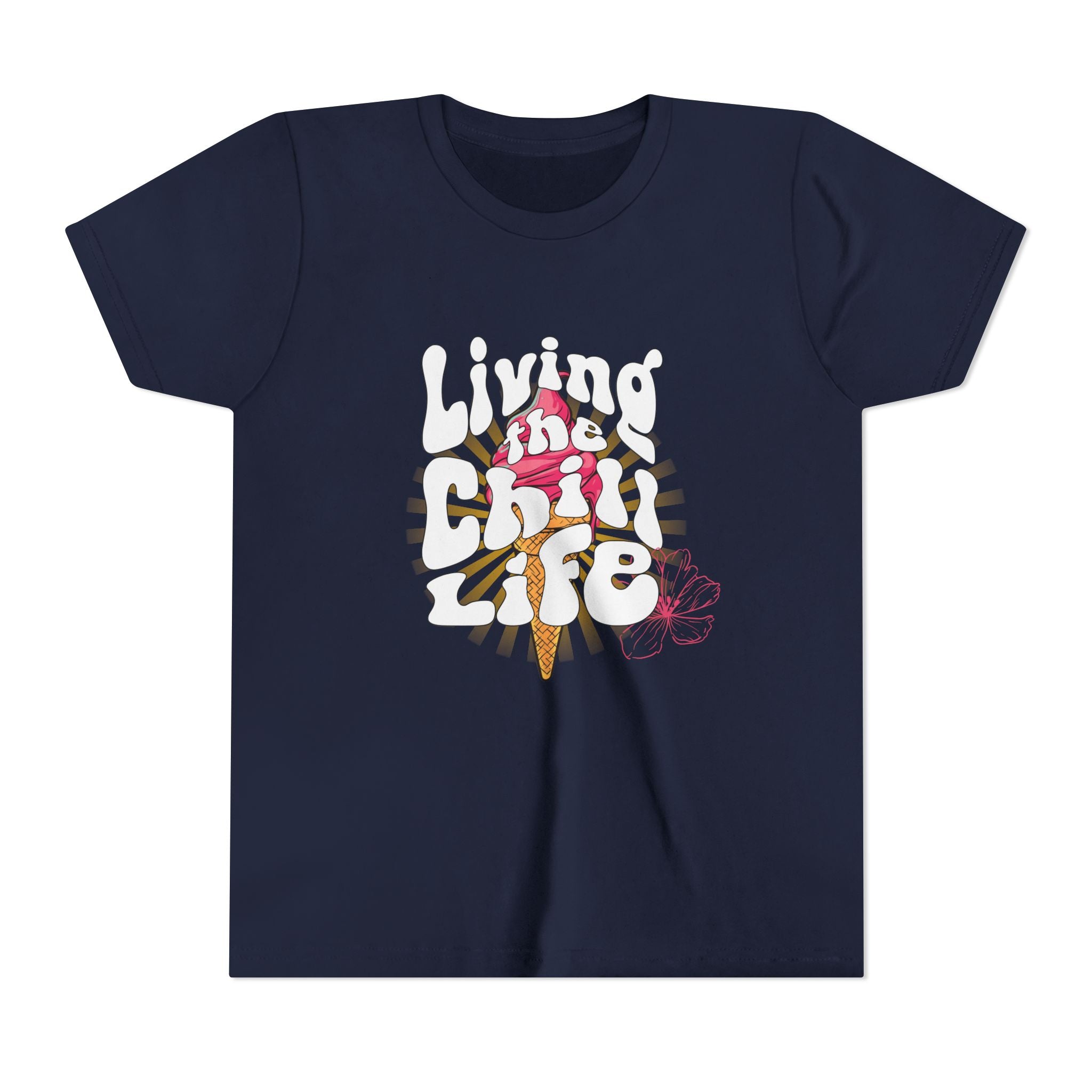 Living the Chill Life Ice Cream - Unisex Youth Tee