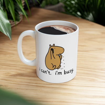 I'm Busy Capybara Mug