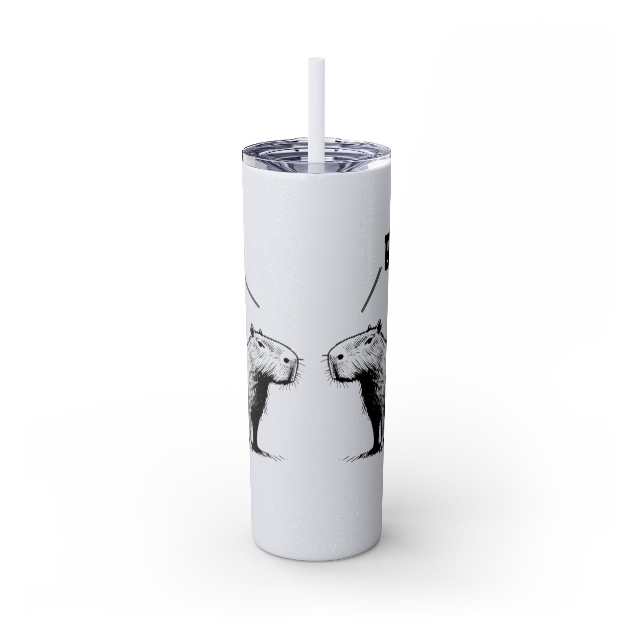 Bro Bro, Best of Friends – Capybara Coffee Skinny Tumbler