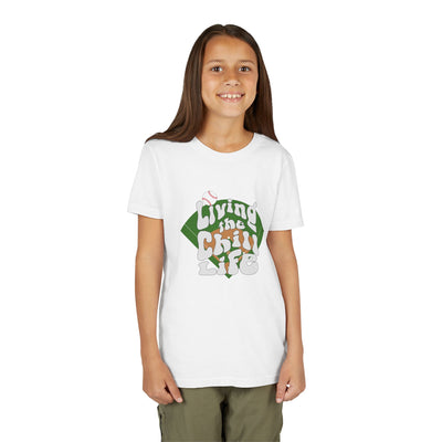 Living the Chill Life Baseball Diamond - Unisex Youth Tee - view 7