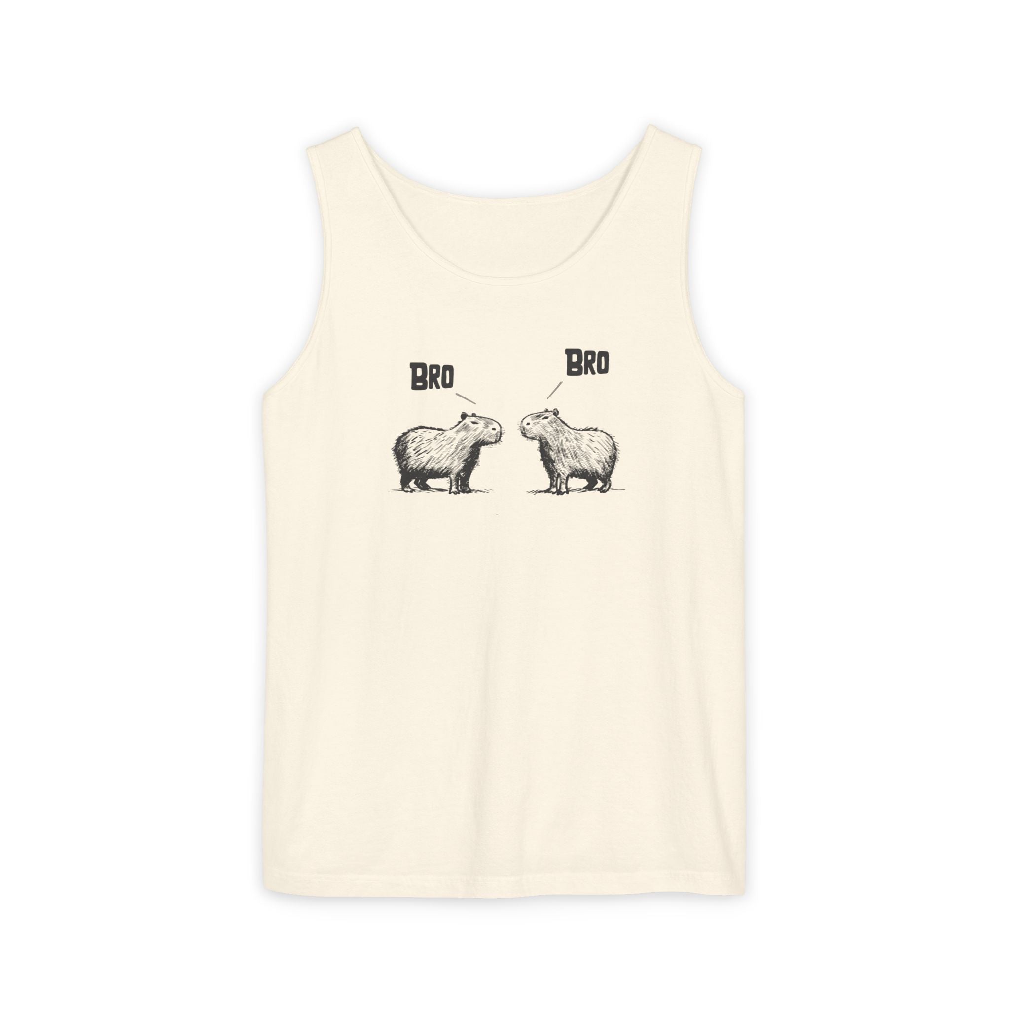 “Bro Bro’” Funny Capybara Premium Comfort Colors Tank