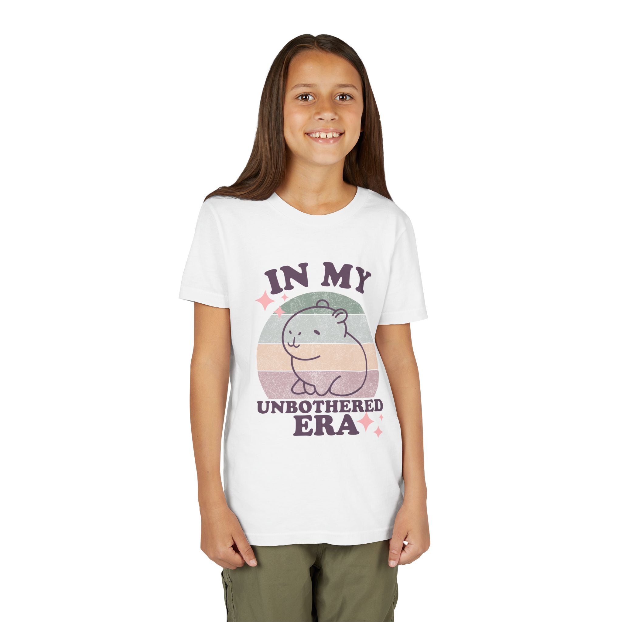 🐾 In My Unbothered Era – Capybara Retro Tee