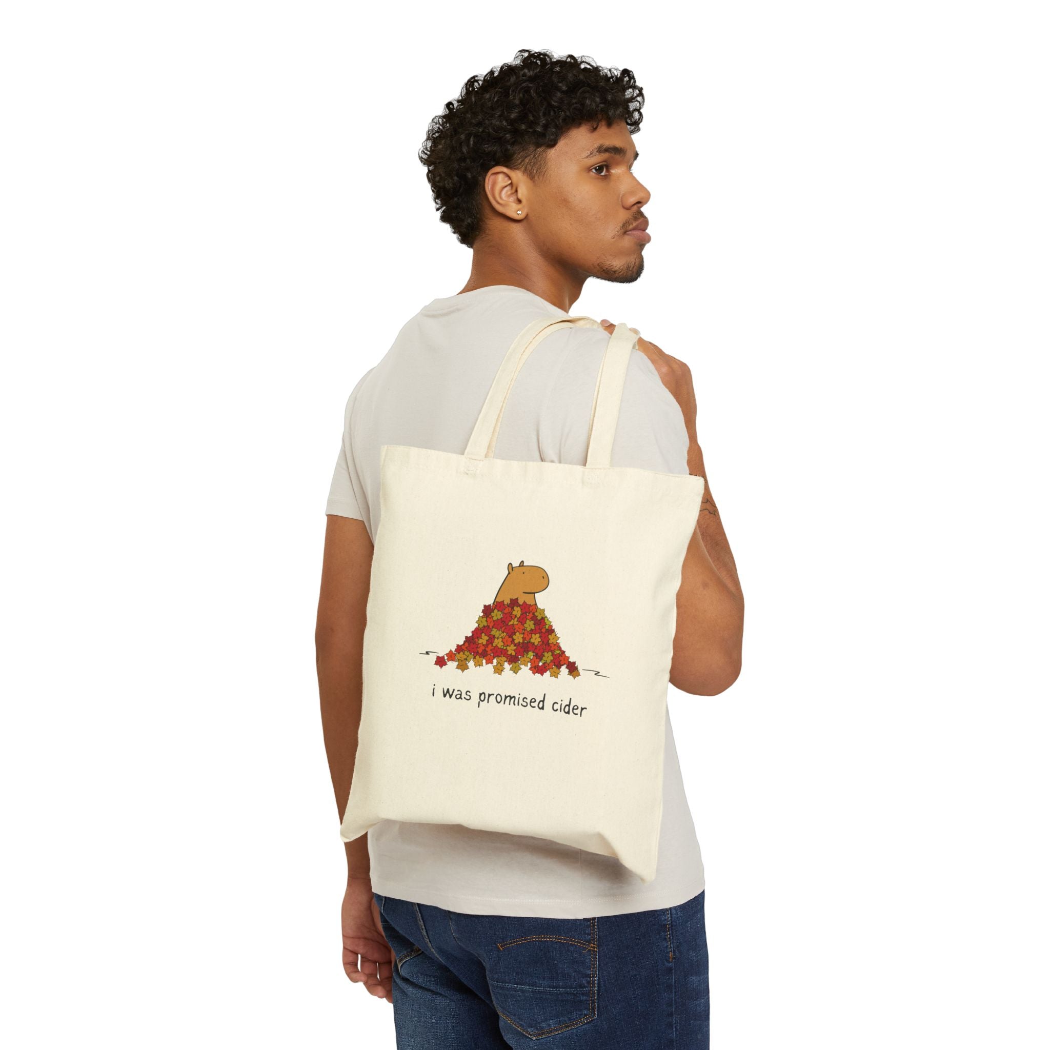 I Was Promised Cider - Capybara Tote Bag