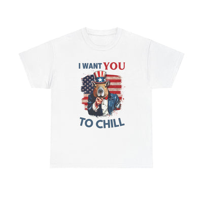 I want YOU to CHILL - Unisex Adult Jersey Tee - view 6