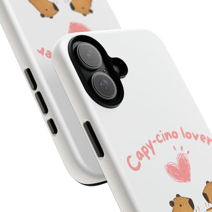 Cute Capybara Phone Case  (Capy-cino Lover Series)