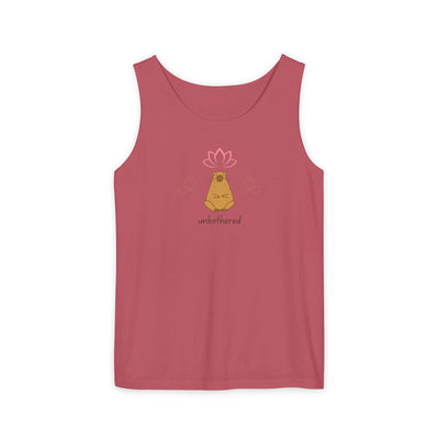 “Unbothered’” Meditative Capybara - Premium Comfort Colors Tank