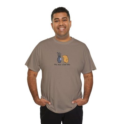 This was a bad Idea Funny Capybara Golf Heavy Tee
