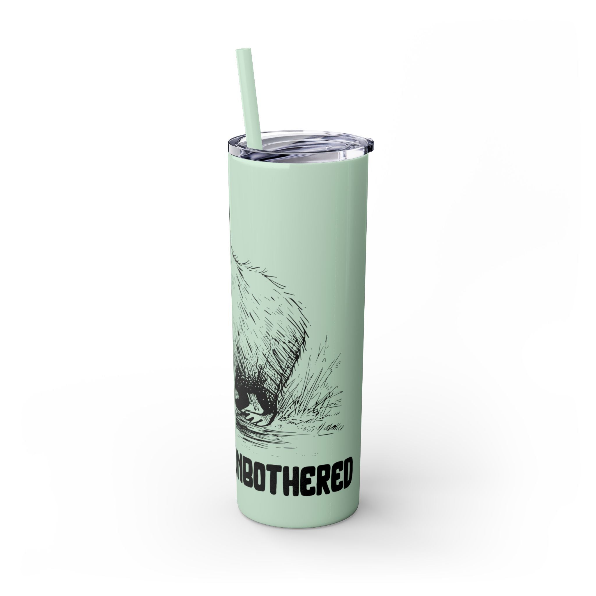 This Is Me Unbothered – Capybara Coffee Skinny Tumbler